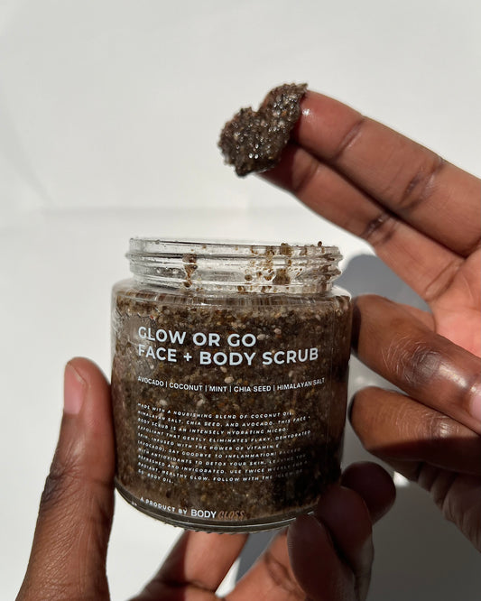 'Glow or Go' Face + Body Scrub